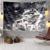 Wolf In The Garden Tapestry Room Decoration Wall Hanging for Living Room Bedroom, Dormitory, Birthday and Christmas Gifts