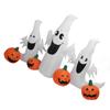 Inflatable Ghost Pumpkin 230cm Blow Up Decoration with LED Lights for Outdoor Yard Lawn