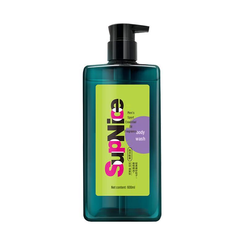 Supnice Men s Sports Ocean Scent Shower Gel with Essential Oils, 600ml