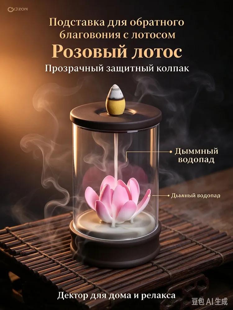 Incense stand against flying ash, aromatic sticks burner stand