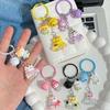 Cute Cartoon Keychain Pendant Sweet Exquisite Backpack Decoration Accessories Fashion Creative Personality Dolls Key Ring Gifts