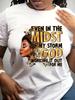 Faith Butterfly Woman Graphic Print T-shirt