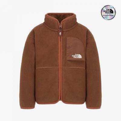 Kids Campout Fleece Jacket Brick Nj4fr50w