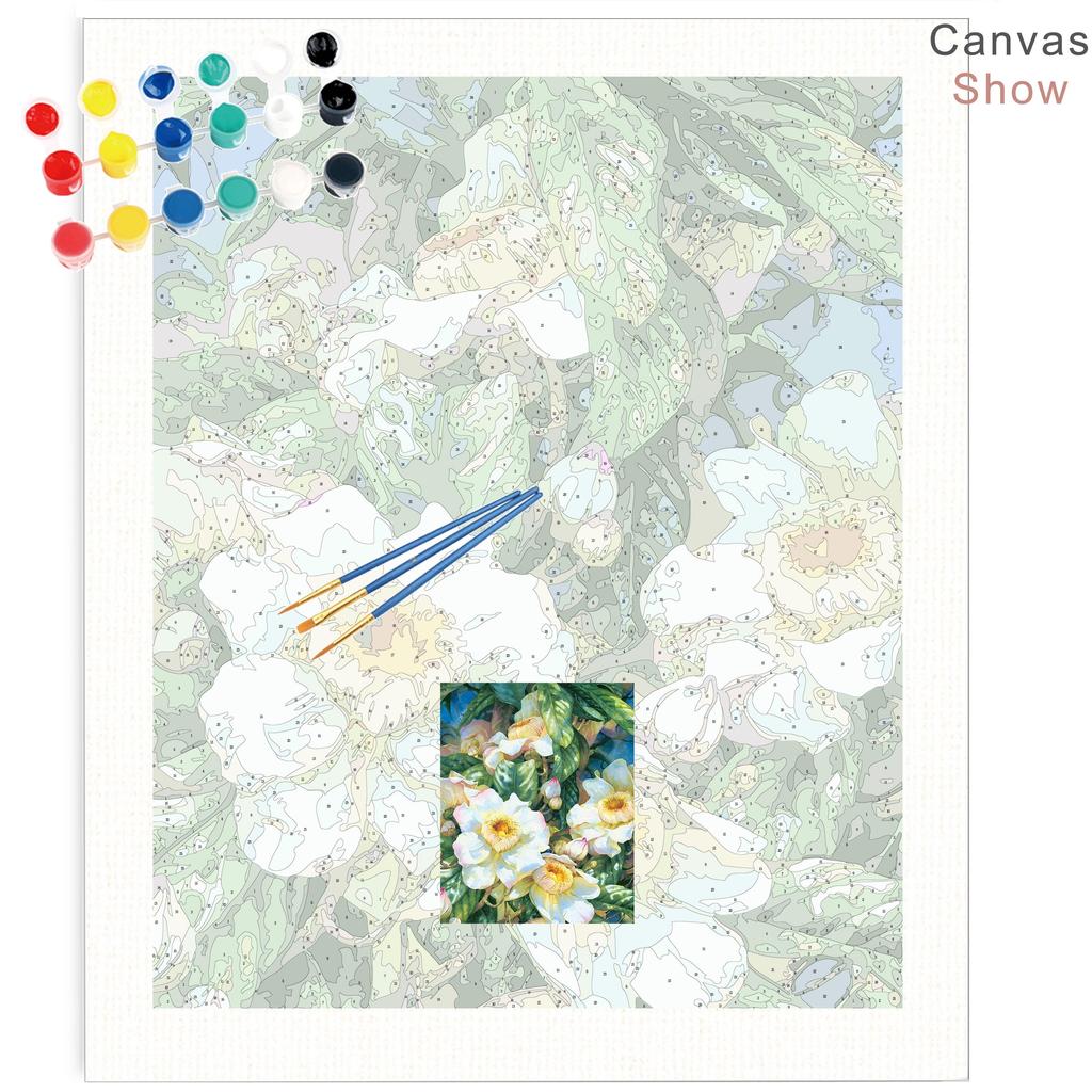 RUOPOTY Painting By Numbers Vase Hand Painted Pictures By Number Flower On Canvas Home Decoration DIY Gift Wall Art