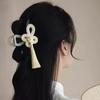 1Pcs New Chinese Style Hand Woven Knot Tassel Clip Elegant Dignified Cheongsam Hanfu Braided Updo Hair Accessories