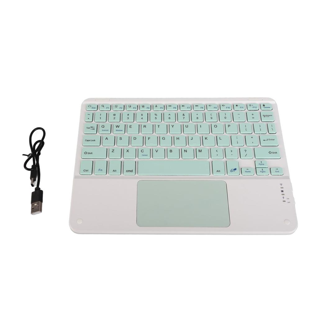 Bluetooth Keyboard with Touchpad 78 Keys Ultra Slim Silent Portable Wireless Keyboard for Smart