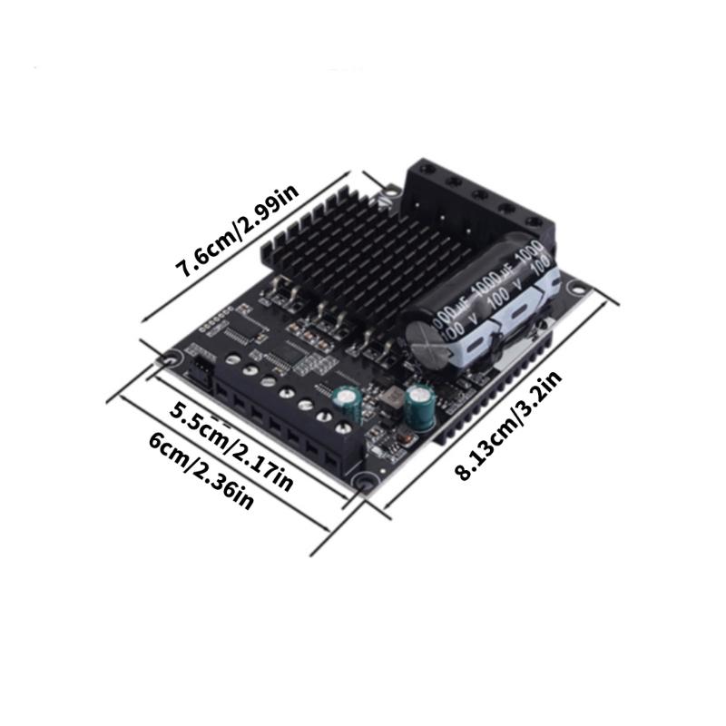 6-72V Digital Display Three Phase Brushless Motor Controller Power 15A Motor Control Driver Board Motor Regulator