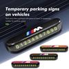 Für Auto Temporäre Parkschilder Digitale Bewegliche Telefonnummernschilder E93 F10 F20 F30 F40 F15 F25 F26 F31 F49 F86 M3 M5 X3
