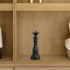 Resin Chess Piece Decor Chess Piece Figurine Chess Statue Tabletop Ornaments King Queen Chess Resin Craft Desk Decor Collectible