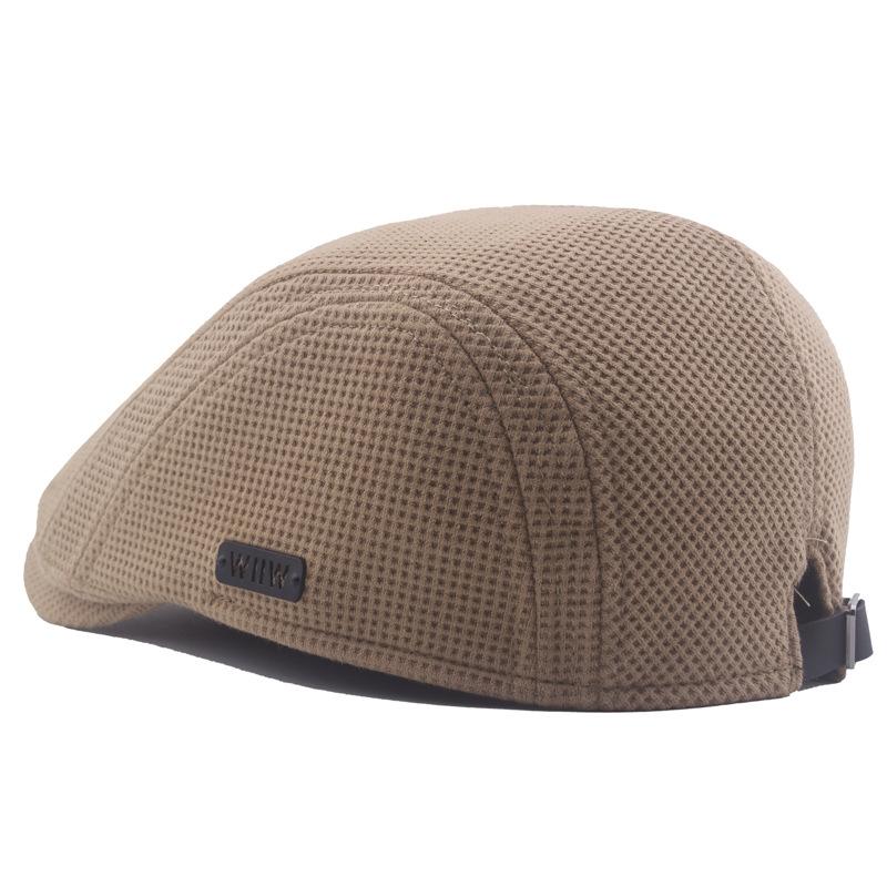 Winter Beret Men's British Vintage Forward Hat Casual Thickened Warm Newsboy Hat Hat