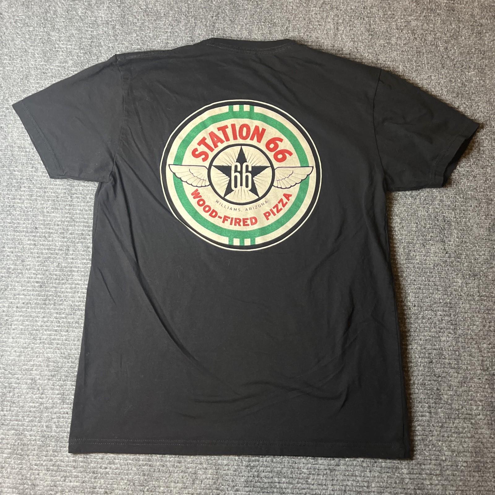 Route 66 Shirt Size Station 66 Williams Arizona Highway Black Medium M Travel XXXL