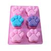 Moule à gâteau Sigel avec empreintes de chien 6 empreintes de chat Moule à savon manuel Moule à gâteau résistant aux hautes températures Fabrication de savon à froid