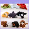 Porte-clés Peluche Animal Marin Avec Remplissage en Coton PP Pour Cadeau Fille et Décoration de Sac