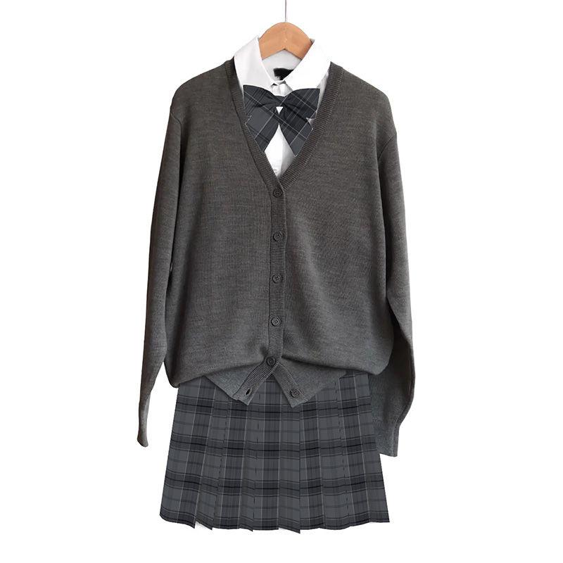 Authentic Japanese Plaid Pleated Skirt - Black Warrior Academy Style