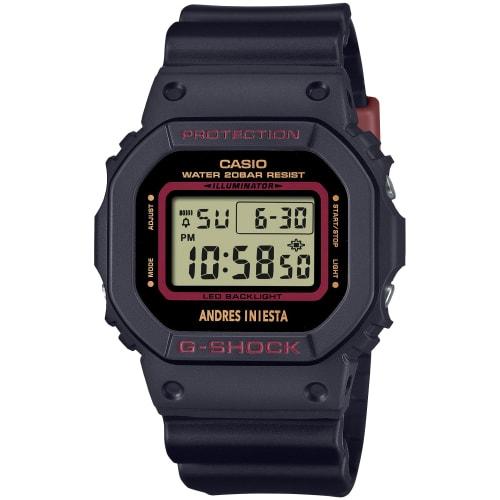 

Casio G-Shock Модель с подписью Андреса Иньесты DW-5600AI-1JR Мужские черные часы