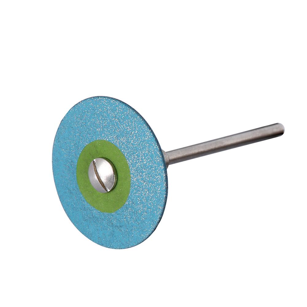 Dental Rubber Diamond Polisher Wheel Disc For Porcelain Zirconia Restorations 26mm Dental Lab Polisher