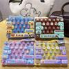 Creative Cartoon 26-Key Decompression Keyboard Keychain Pendant - Desktop Ornament & Student Bag Accessory