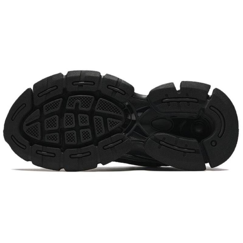 Anta Champion Series AG-G01 Fashion Trend Non-Slip Low-Top Casual Shoes Women Sneakers Black Silver 122438805A-1