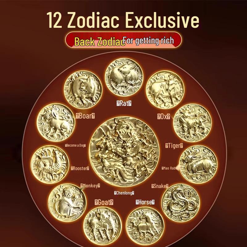 Obrotowe Zawieszki do Kluczy Zodiaku: Skarbonka Bogactwa i Wisiorki Urodzinowe