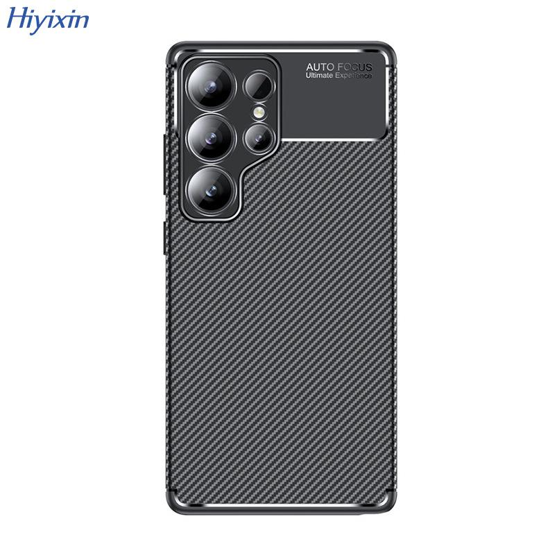 Suitable for Samsung A54 Matte Carbon Fiber Mobile Phone Protective Case Samsung A34 Beetle Anti Fall Case
