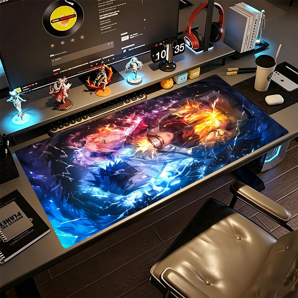 Naruto Gaming Mouse Pad Keyboard Pad Office Mouse Mats Non-Slip Rubber Base Office Desk Accessory