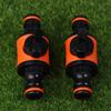 1Pc 16Mm Equal Garden Hose Shut Off Valve Fitting Plastic Tubing Tap Adapter Quick Joint For Watering Irrigation Car Wash
