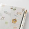 Midori Pocket Diary Notebook 2027 A6 Weekly Limited Edition Bookmark Cat Pattern (Starts January 2027)