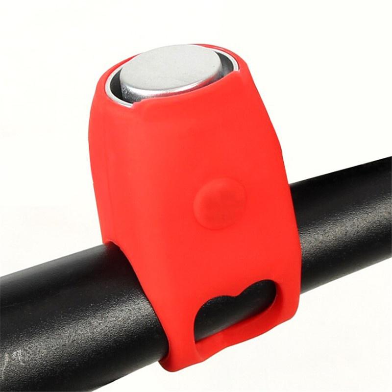 Electric Cycling Bells 120dB Bicycle Handlebar Bell Horn Rainproof IPX4 Silica Gel Shell MTB Ring