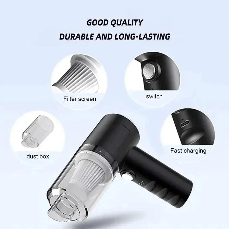 New Car Vacuum Cleaner 2990000 PA Powerful 4 In1 Clean Machine Wireless Blowing Suction Portable Vacuum Cleaner For Vehicle