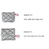 Zipper Button Sanitary Mat Bag Love Bow Credit Card Holder Simple Makeup Organizer  for Woman Girls
