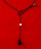 Idusum Neck Weave Psyche / Onyx, Quartz Black Necklace