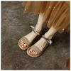 One-word with open-toed sandals women's 2025 summer new platform temperament women's shoes casual lady beach sandals