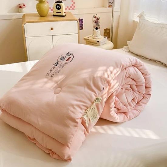 

Новое одеяло из соевого волокна Прохладное и дышащее летнее одеяло Гостиничное мягкое и удобное одеяло для кондиционера Подарочное одеяло 150x200cm розовый