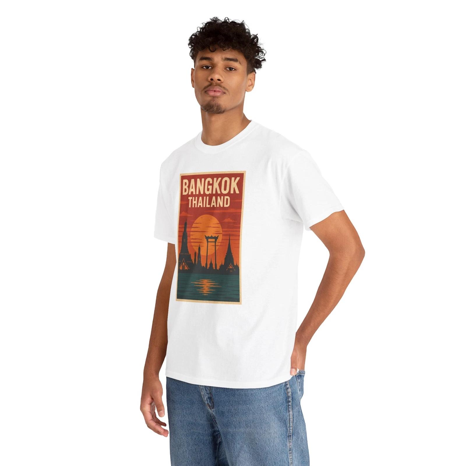 Bangkok Thailand Unisex Cotton Tee, Travel Souvenir Shirt, Gift for Travelers M