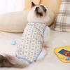 Cute Cat Four Legged Clothes Soft Cat Belly Protection Clothes  Spring