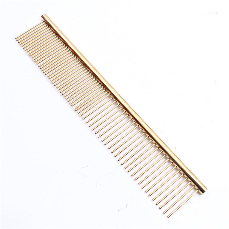 Teddy Dog Detangling Stainless Steel Comb for Grooming Large Dogs