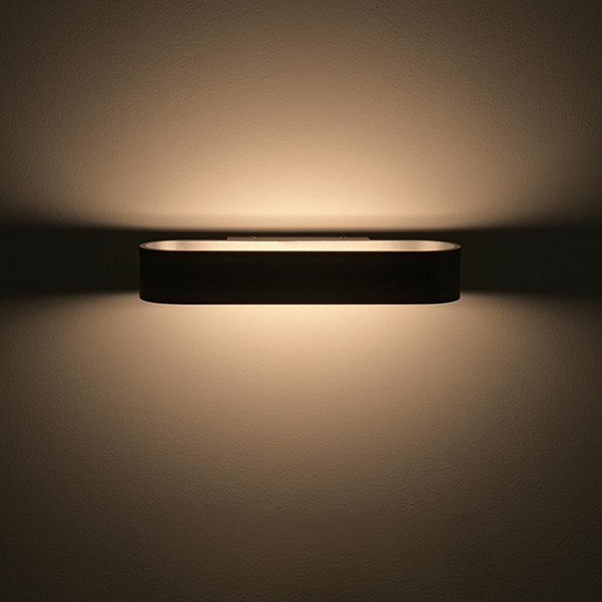 Aluminum LED Wall Lamp, Modern and Minimalist Indoor Lighting, Bedside Decorative Lamp, Corridor Wall Lamp, 12W