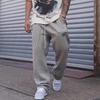 ESSENTIALS 1977 FOG Pantaloni Sportivi Casual Larghi alla Moda High Street con Velluto