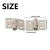 50Pcs Mini Brass Hinge For Small Craft Door Box Accessories 8*10mm Small Decorative Jewelry Box Hinges Cabinet Door Hinge