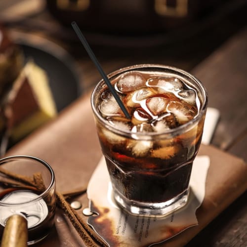 NIYANGLE 1000-Pack Disposable Straws, Black, 100% Diameter, for Coffee