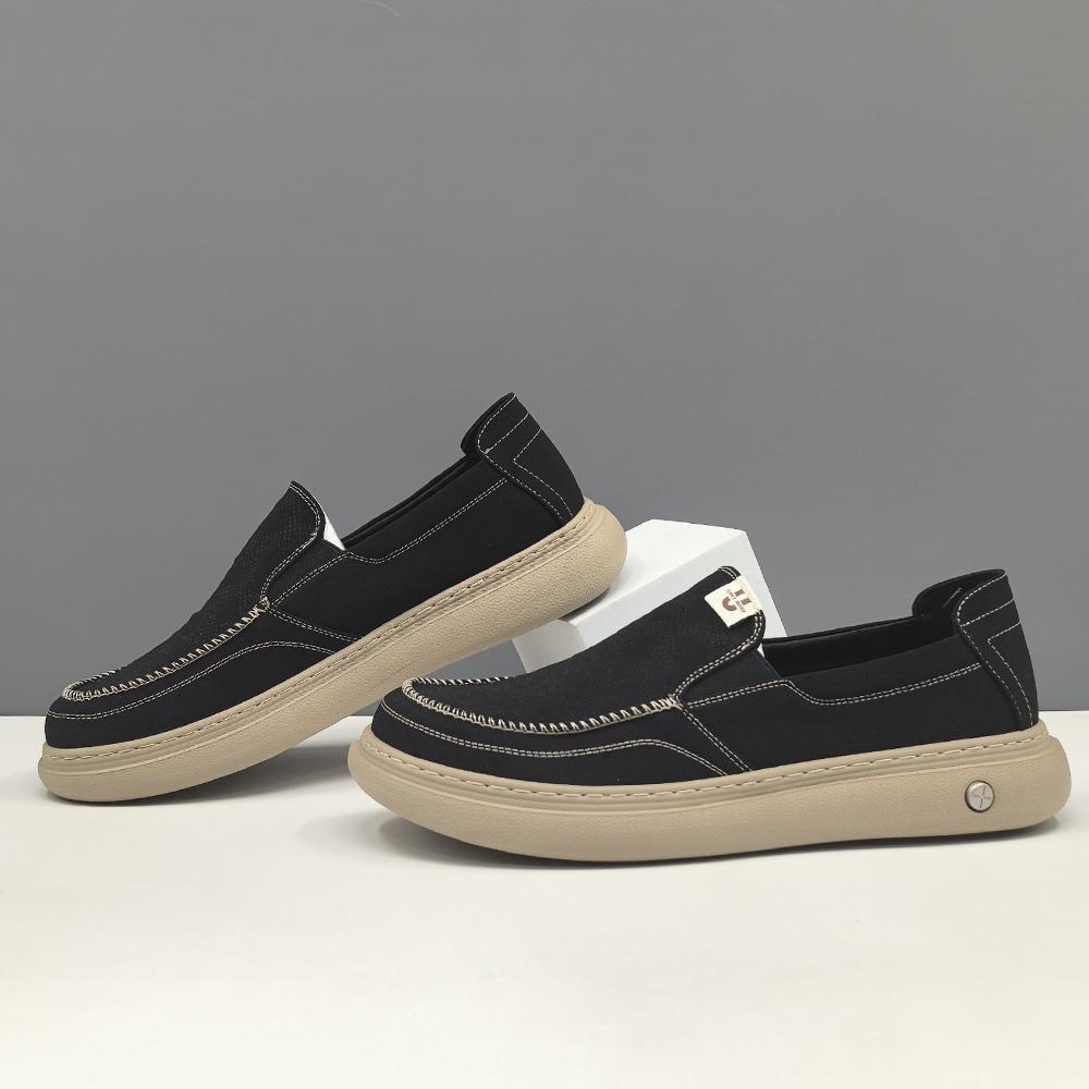 Kuclut Men's Shoes Casual Slip-On Loafers Comfortable Non-Slip Daily Sneakers