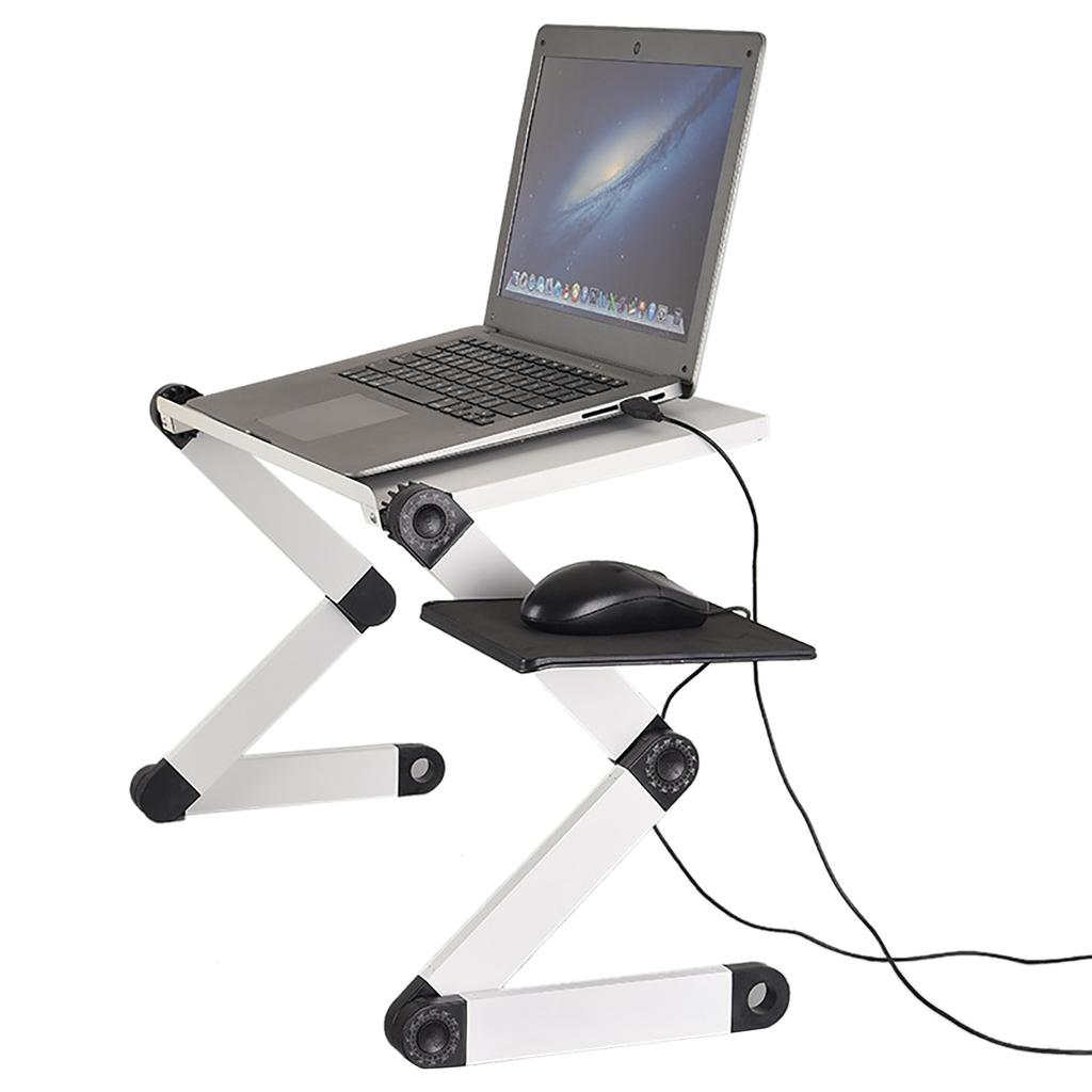 Bærbar PC-stativ Ergonomisk Justerbart Sammenleggbart Notatbok-PC Riser for Hjemmekontor Reise 3 Sammenleggbart