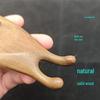 Sandalwood Dual-Use Head Massage Comb: Five-Claw & Five-Tooth Large Scalp Massager - Buddha Hand Design.