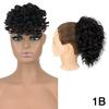 LISI HAIR 2PCS Synthetic Short Clip In Curly Bangs And Loose Short Wavy Curly Drawstring Ponytail For Women Daily Wear