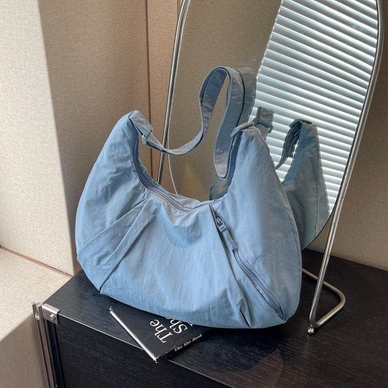 Nylon Casual Shoulder Bag With Pouch Pocket For Daily Use