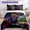 Messi Bedding Set Breathable Duvet Cover with Pillowcases Decorative Bed Linen for Bedroom Home Decoration Birthday Gift