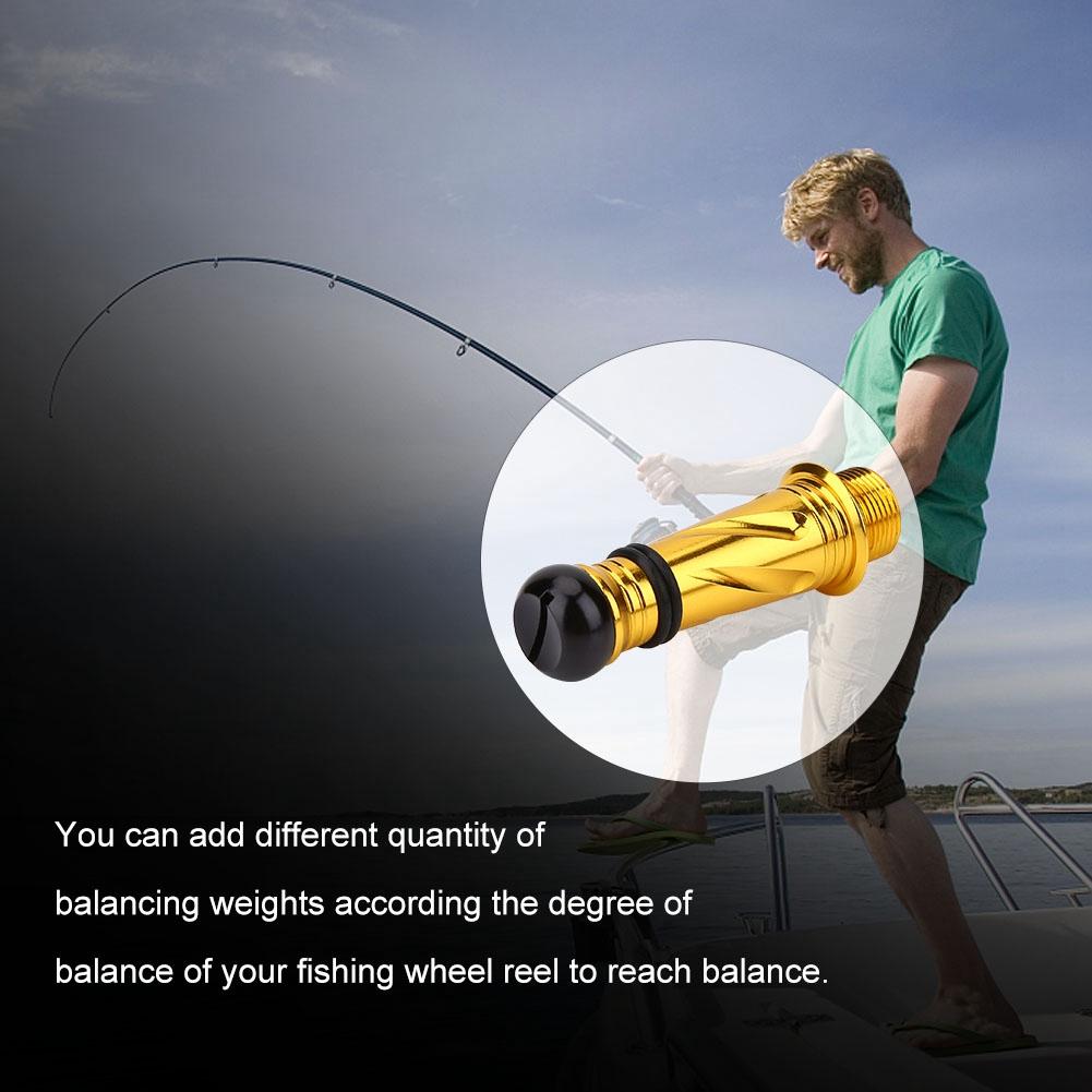 Anti collision Fishing Reel Wheel Balancer Balance Device Fishing Accessory (Gold)