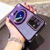 Diamond Glitter Magsafe Mirror Magnetic Holder Bracket Case For Huawei Pura 70 Pura70 Ultra P60 P50 Mate 70 60 50 40 Pro Cover