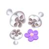 3Pcs Five Petal Flower Shaped Embossed Mold For Kitchen DIY Baking Cookies Candies Cakes Flower Creative Decoration Mold