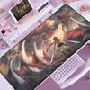 New Cool Anime Attack On Titan Large Mouse Pad Computer Non-slip Mousepad XXL 900x400mm Gaming Laptop Keyboard Mouse Mats Carpet